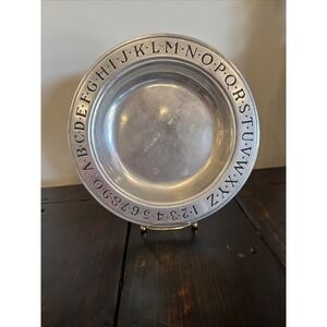 Vintage Wilton ABC 123 9‎ Inch Serving Bowl EUC